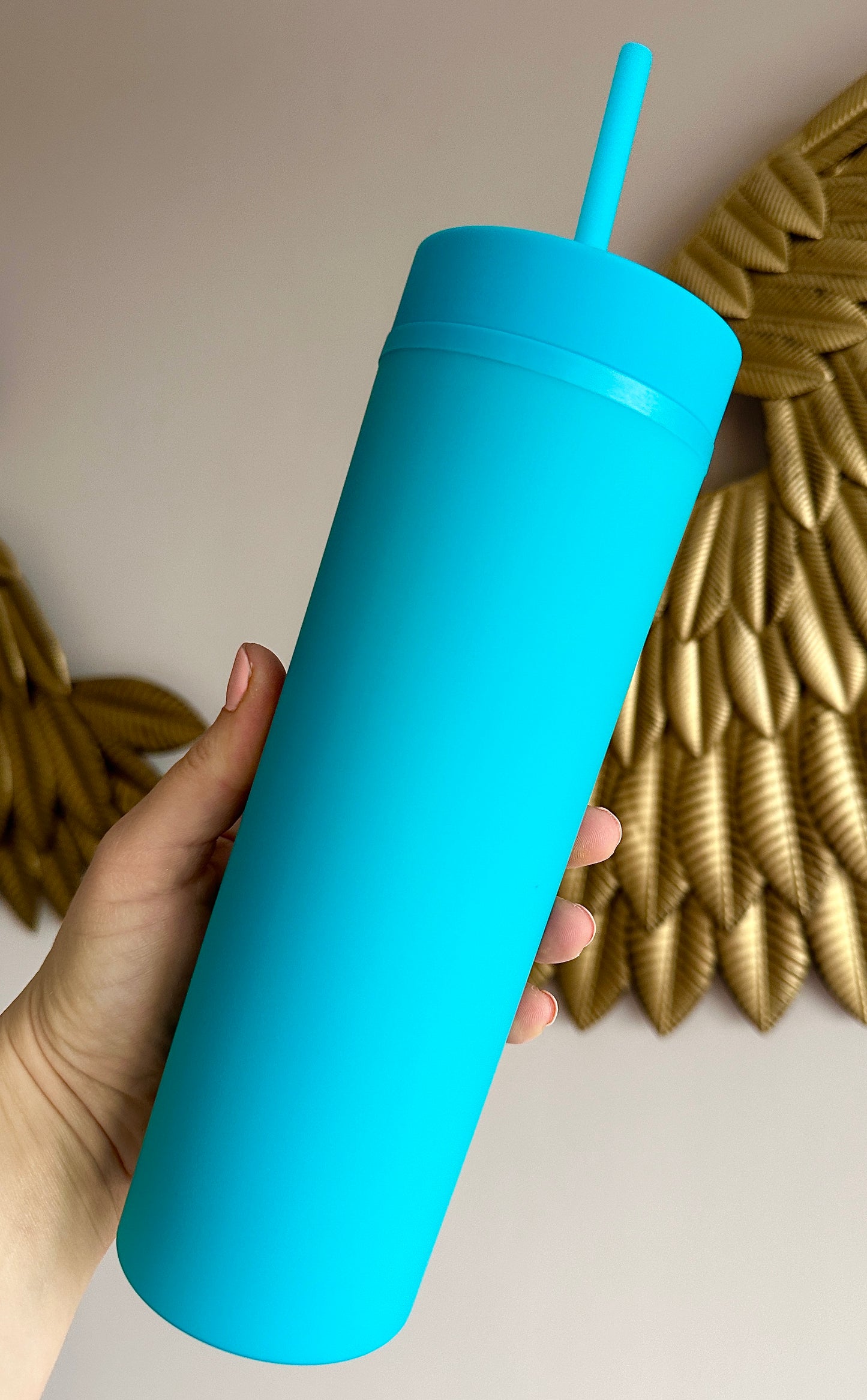 Turquoise Too Skinny Tumbler