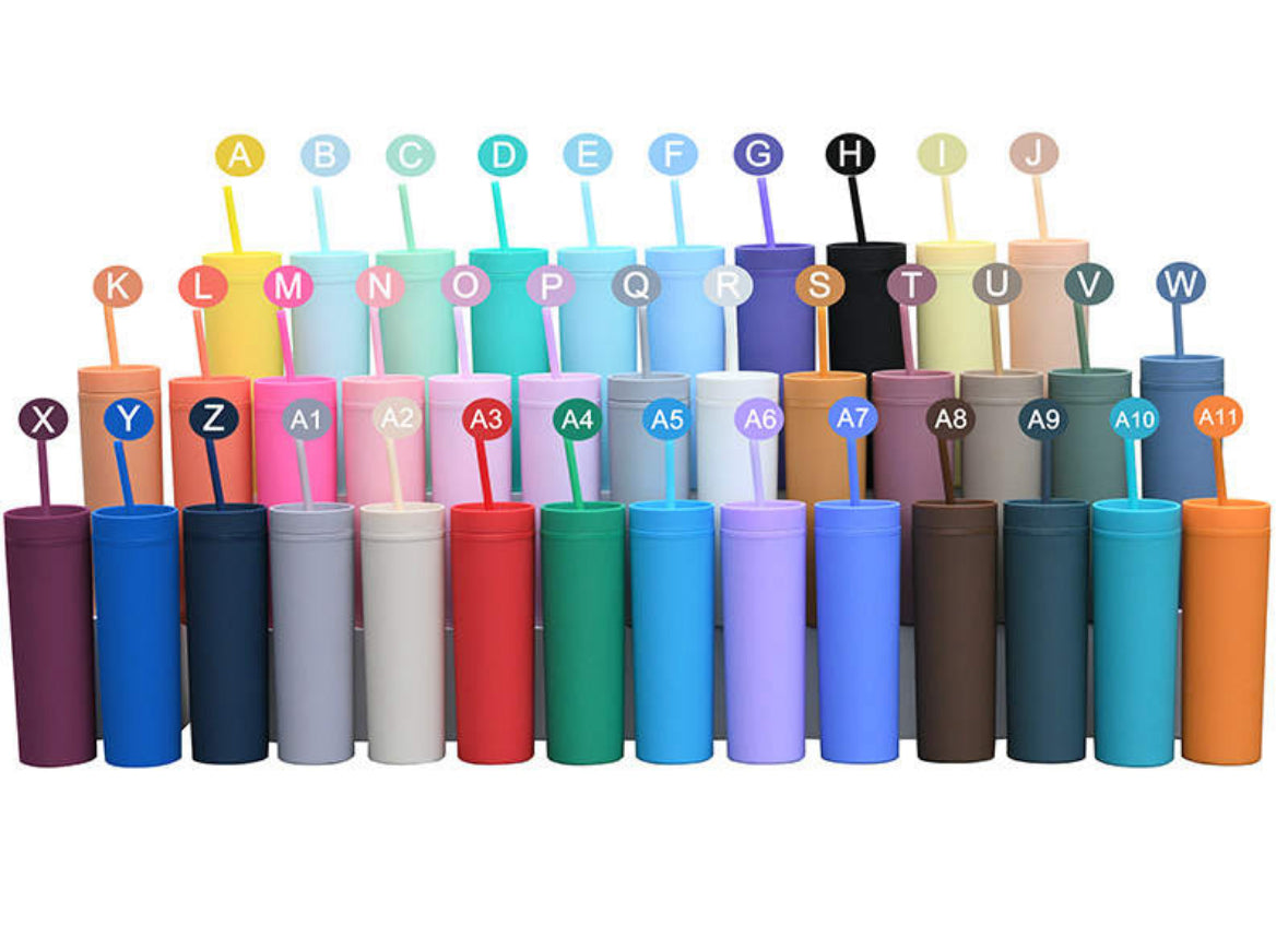 Lilac / Purple Skinny Tumbler