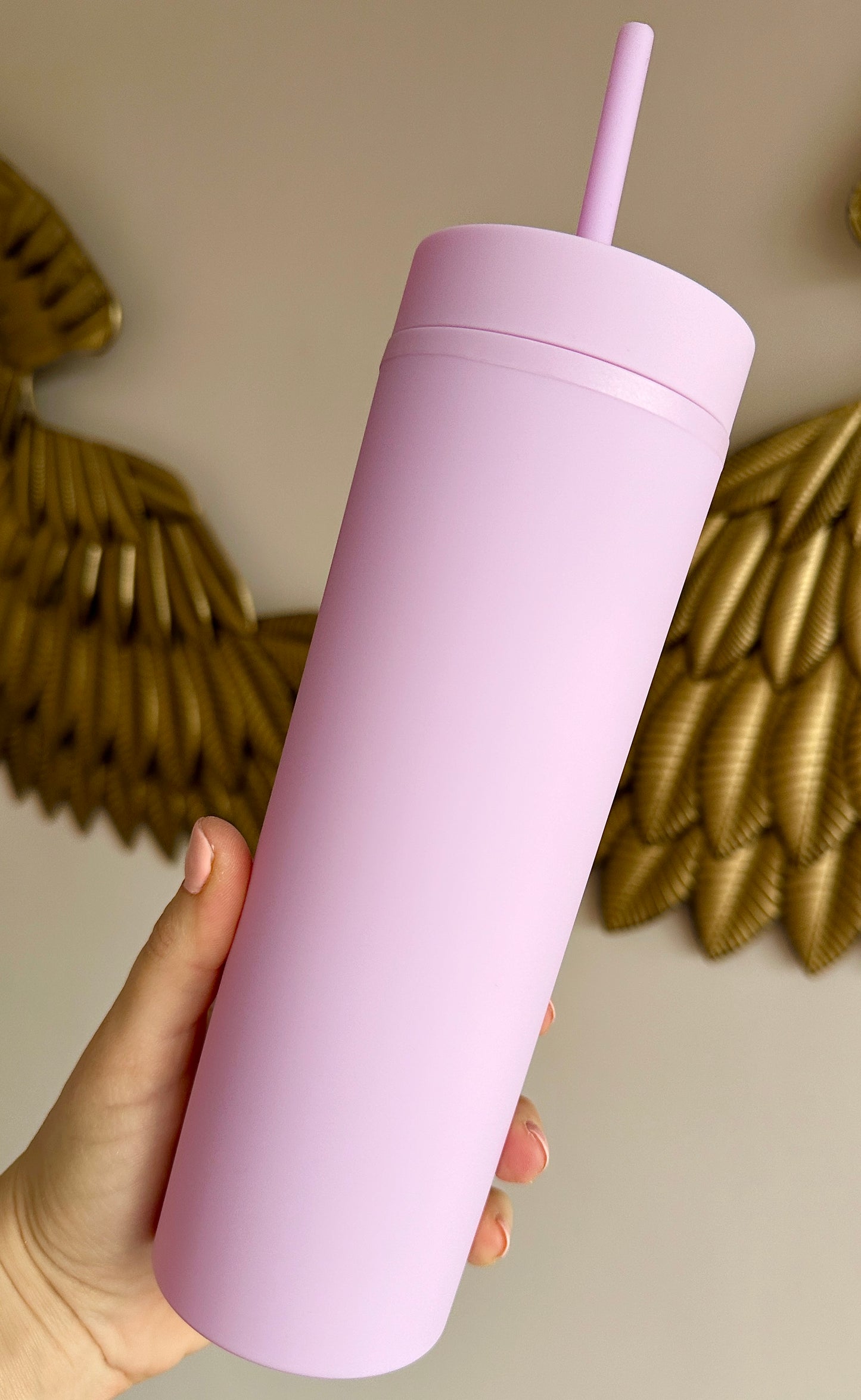 Light Lilac Skinny Tumbler