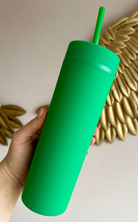 Green Skinny Tumbler